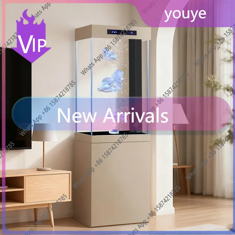 V-Fish tank living room 2026 new small bottom filter oxygenation integrated ultra-white glass vertical floor ecological goldfish
V-Fish tank living room 2026 new small bottom filter oxygenation integrated ultra-white glass vertical floor ecological goldfish