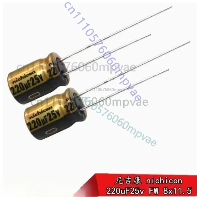 30pcs Japanese original Nichicon FW 220uF 25v audio fever electrolytic capacitor 8x11.5mm
30pcs Japanese original Nichicon FW 220uF 25v audio fever electrolytic capacitor 8x11.5mm