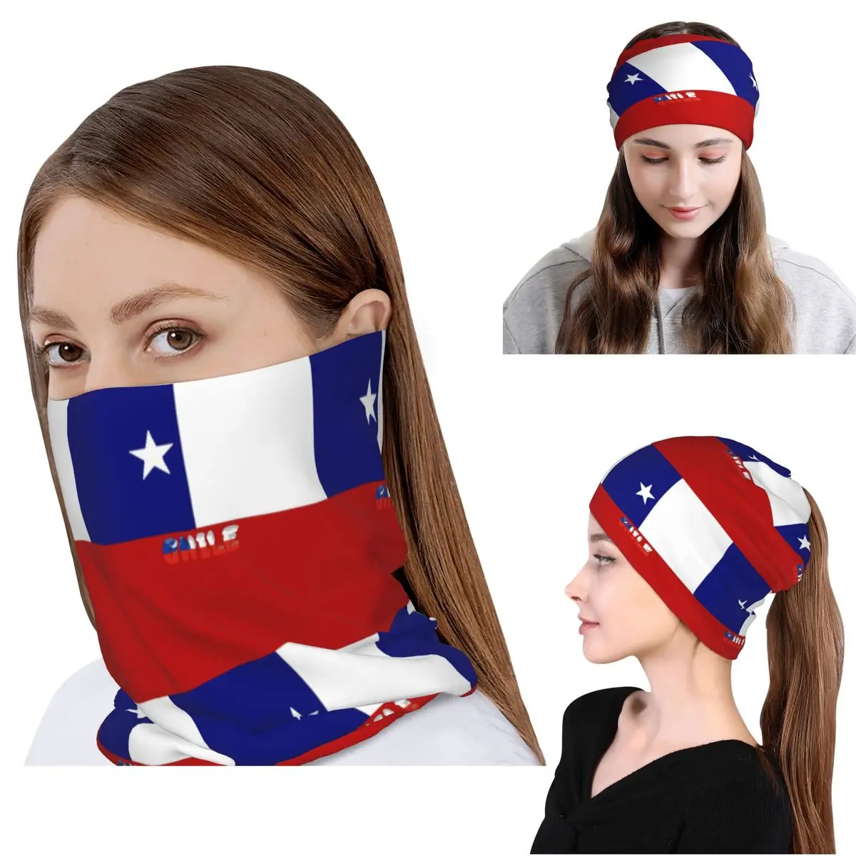 Flag Of Chile Bandana Neck Cover Wrap Scarf Multi-use Headband Beanies Hat Unisex Adult Breathable
Flag Of Chile Bandana Neck Cover Wrap Scarf Multi-use Headband Beanies Hat Unisex Adult Breathable