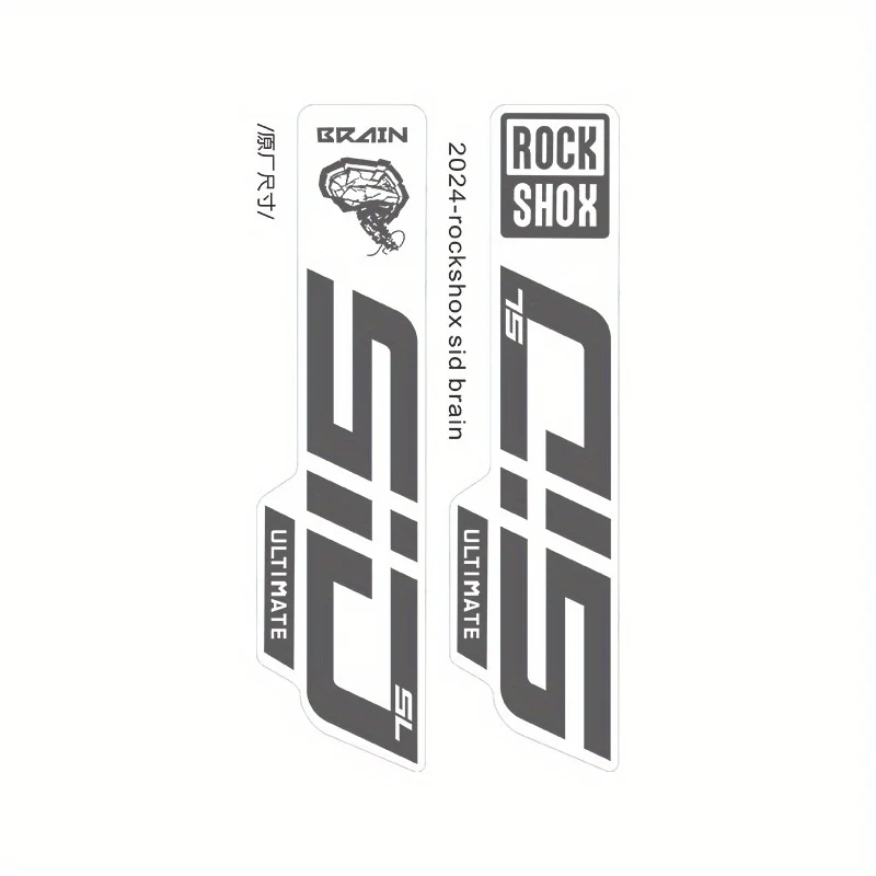 1Set RockShox SID SL Ultimate MTB Fork Waterproof Vinyl Stickers,Brain Pattern Decals for Mountain Bike Front Fork Decoration
1Set RockShox SID SL Ultimate MTB Fork Waterproof Vinyl Stickers,Brain Pattern Decals for Mountain Bike Front Fork Decoration