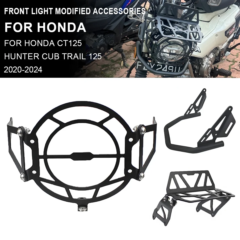 Front Headlight Bumper Head light Grill Cover Front Luggage Cargo Rack Bracket For Honda CT125 Hunter Cub Trail 125 2020-2024
Front Headlight Bumper Head light Grill Cover Front Luggage Cargo Rack Bracket For Honda CT125 Hunter Cub Trail 125 2020-2024