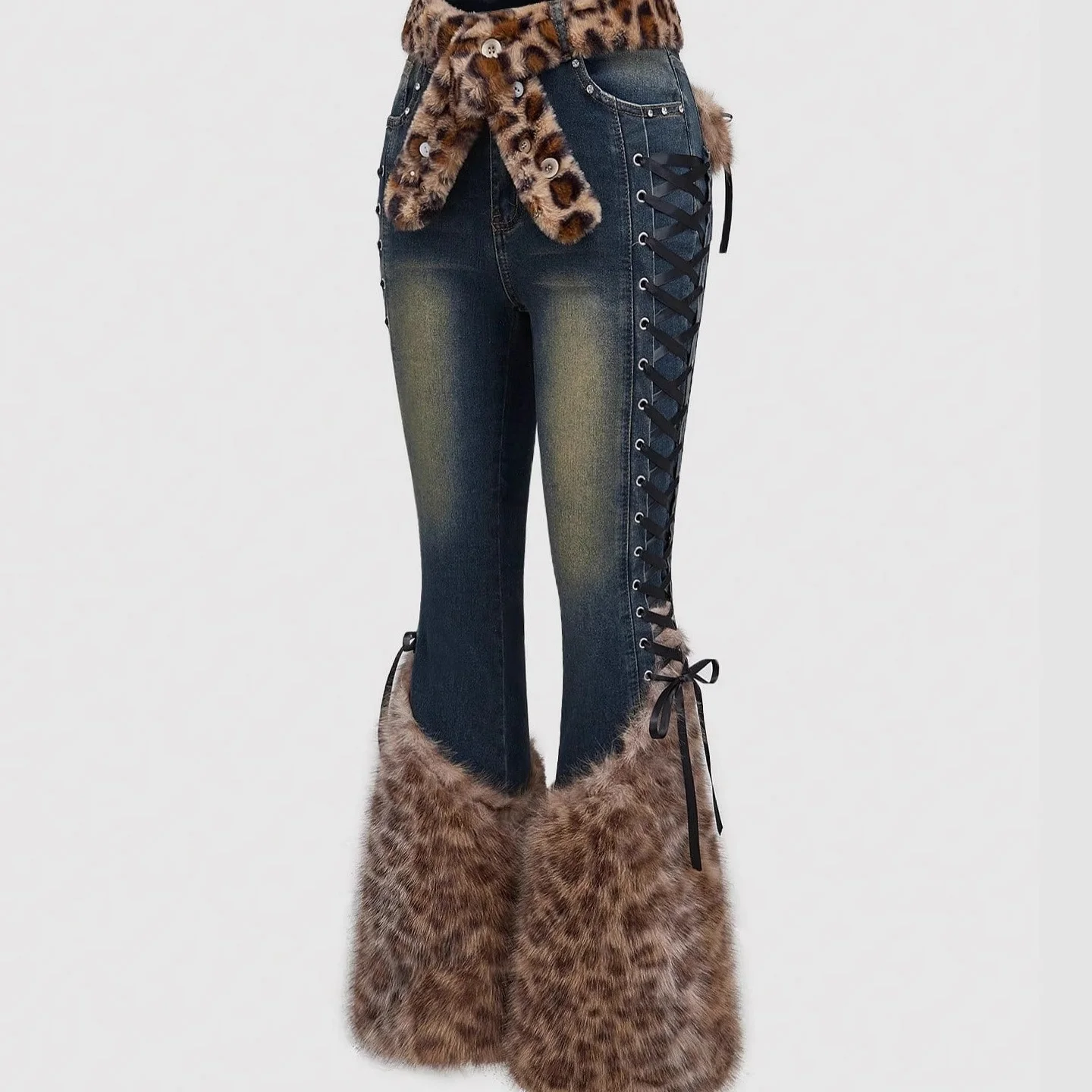 Fashionable Tie-Dye Leopard Print Short Fleece Patchwork Denim Jeans High Waist Tight Fit High Elasticity Cotton Gauze
Fashionable Tie-Dye Leopard Print Short Fleece Patchwork Denim Jeans High Waist Tight Fit High Elasticity Cotton Gauze