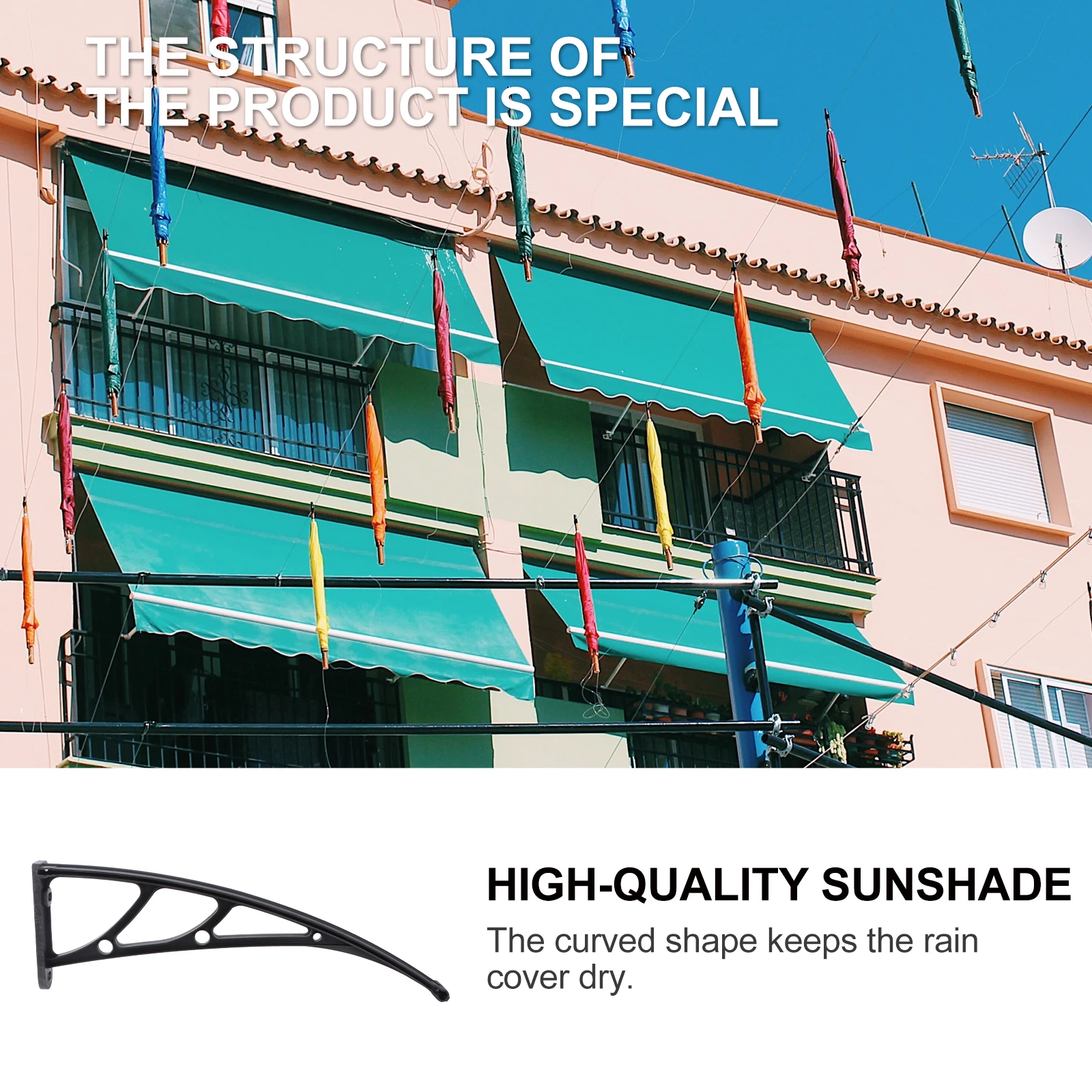 Outdoor Awning Support Bracket 3Mm Slot Width Black Curved For Rain Cover Sunshade Canopy Patio Window Door Bracket
Outdoor Awning Support Bracket 3Mm Slot Width Black Curved For Rain Cover Sunshade Canopy Patio Window Door Bracket