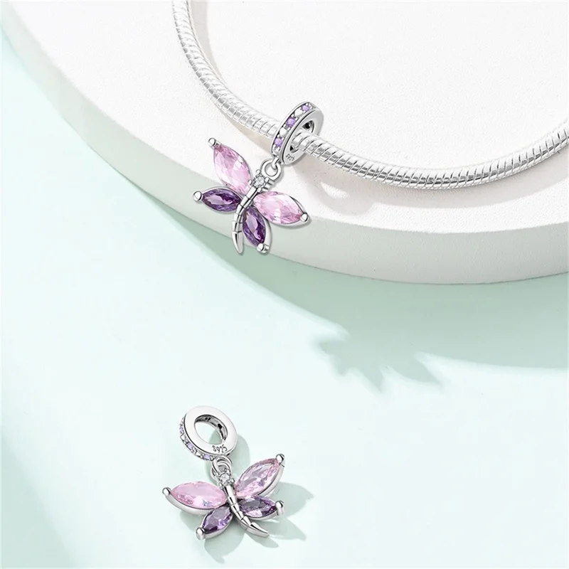New 925 Sterling Silver Spring Dragonfly Zircon Charms Pendant For Women Fit Original Bracelet DIY Birthday Party Jewelry Gifts
New 925 Sterling Silver Spring Dragonfly Zircon Charms Pendant For Women Fit Original Bracelet DIY Birthday Party Jewelry Gifts