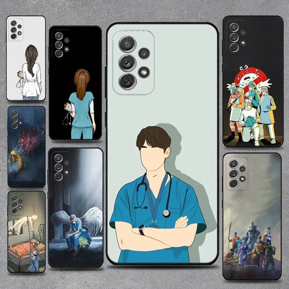 N-Nurse Cartoon Doctors Phone Case For Samsung S 25,24,23,22,30,21,10,9,Ultra,Plus,Lite,FE,4,5G Black Soft Case
N-Nurse Cartoon Doctors Phone Case For Samsung S 25,24,23,22,30,21,10,9,Ultra,Plus,Lite,FE,4,5G Black Soft Case
