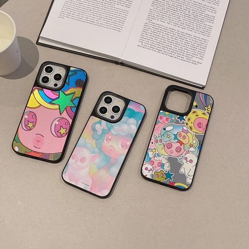 Cartoon Big Eyes Girl Black Border Mirror Surface MagSafe Phone Case Cover for iPhone 11 12 13 14 15 Pro Max Case
Cartoon Big Eyes Girl Black Border Mirror Surface MagSafe Phone Case Cover for iPhone 11 12 13 14 15 Pro Max Case