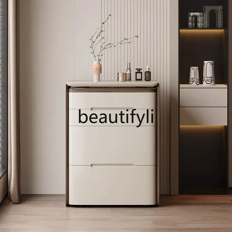 Mini flip-top integrated dresser bedside table light luxury bedroom 50cm solid wood makeup table
Mini flip-top integrated dresser bedside table light luxury bedroom 50cm solid wood makeup table
