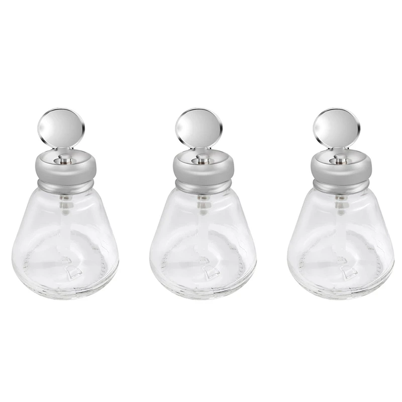 X17A 2025 NEW-3X Empty Nail Polish Makeup Remover Pump Dispenser Glass Push Down Press Bottle
X17A 2025 NEW-3X Empty Nail Polish Makeup Remover Pump Dispenser Glass Push Down Press Bottle