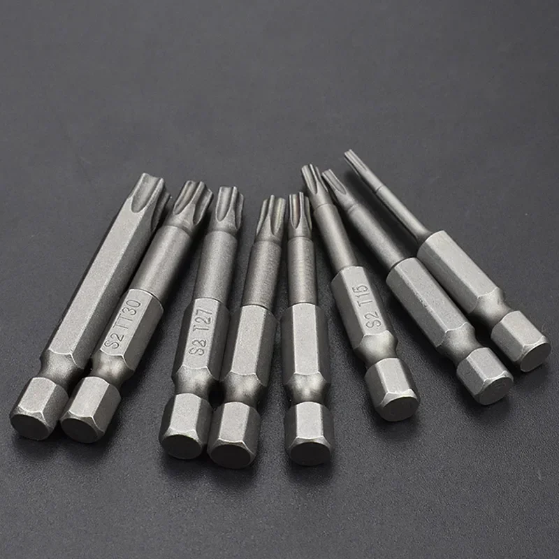 5-stars Screwdrivers Torx Bits 50mm Drill Tools 8pcs Bit Set Magnetic Driver 1/4" Screwdriver Electric Power 5-point
5-stars Screwdrivers Torx Bits 50mm Drill Tools 8pcs Bit Set Magnetic Driver 1/4" Screwdriver Electric Power 5-point