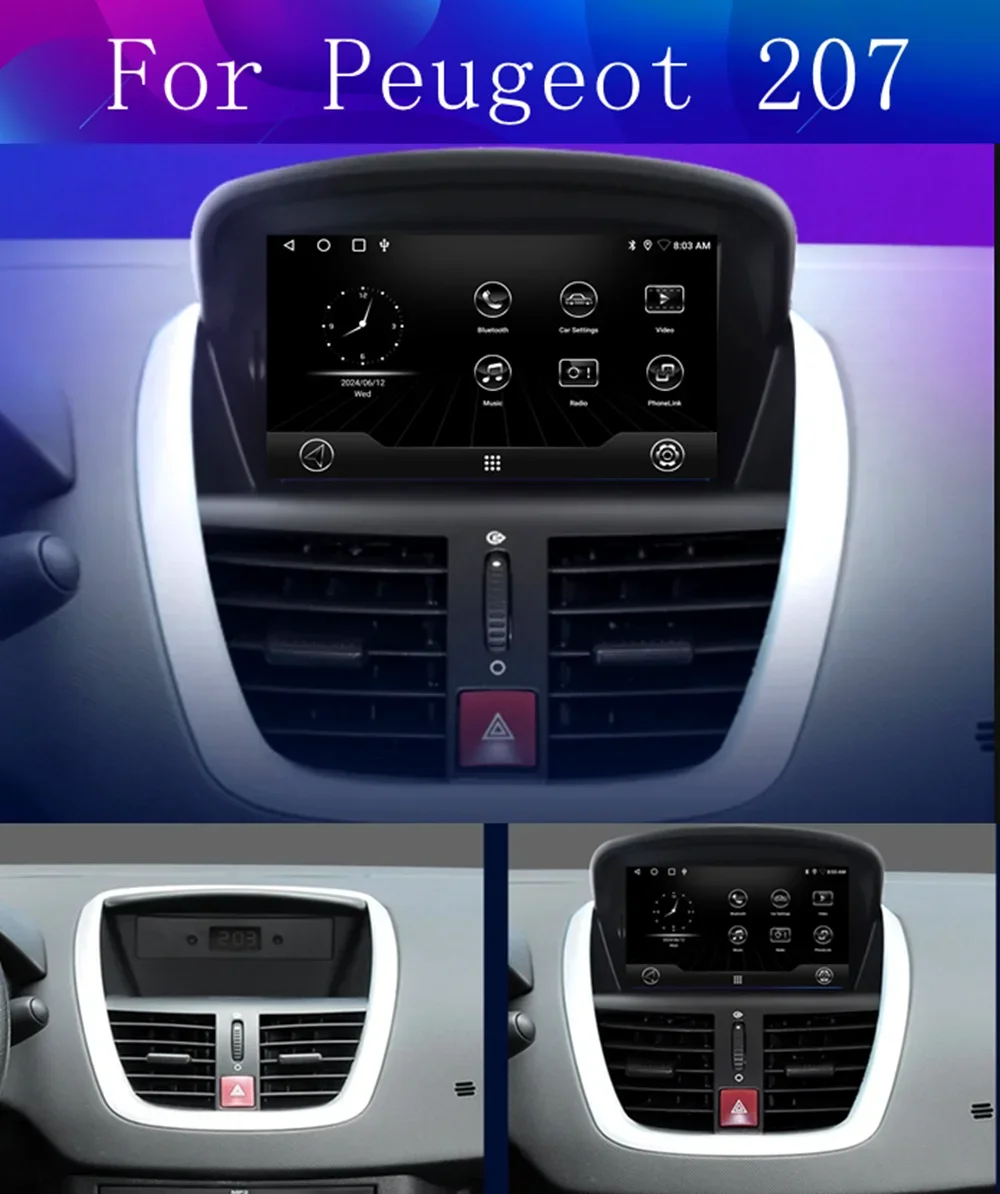 Android 7-дюймовый экран OEM-стиль без DVD-деки для Peugeot 207 CC 2006-2015, автомобильный мультимедийный стерео GPS-плеер CarPlay, автоматический DSP RDS
Android 7-дюймовый экран OEM-стиль без DVD-деки для Peugeot 207 CC 2006-2015, автомобильный мультимедийный стерео GPS-плеер CarPlay, автоматический DSP RDS