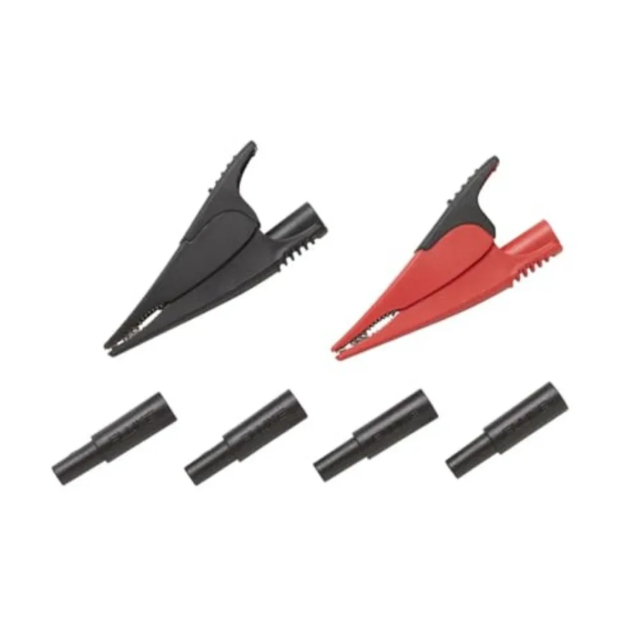 - AC285-FTP Alligator Clips and Adaptors 1000V Voltage 10A Current Red and Black For FTP-1 or FTPL-1 Fused Test Probes
- AC285-FTP Alligator Clips and Adaptors 1000V Voltage 10A Current Red and Black For FTP-1 or FTPL-1 Fused Test Probes