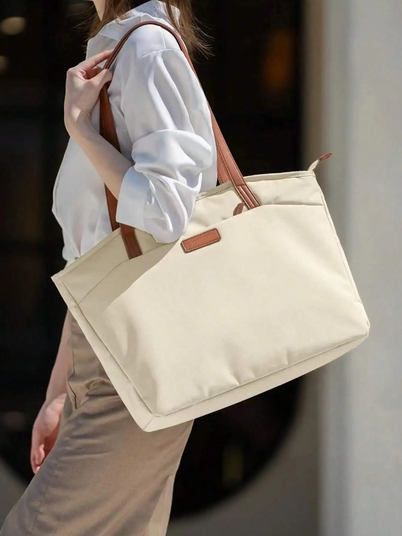 Floless Women's Handbag, Women's Laptop Business Briefcase, 14-Inch Laptop Compartment Shoulder Bag, Top Handle Tote Bag, Casual Bag, Large Capacity Women's Zipper Shoulder Bag, Shopping Travel Work Crossbody Bag, Backpack For College Students, Suitable F
Floless Women's Handbag, Women's Laptop Business Briefcase, 14-Inch Laptop Compartment Shoulder Bag, Top Handle Tote Bag, Casual Bag, Large Capacity Women's Zipper Shoulder Bag, Shopping Travel Work Crossbody Bag, Backpack For College Students, Suitable F