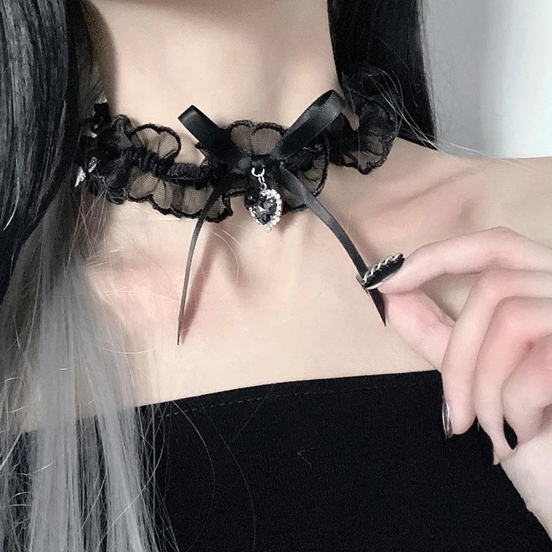 Lolita Lace Collar Sweet Personalized Girl Bow Collar Necklace Neck Chain Maid Cosplay Accessories
Lolita Lace Collar Sweet Personalized Girl Bow Collar Necklace Neck Chain Maid Cosplay Accessories
