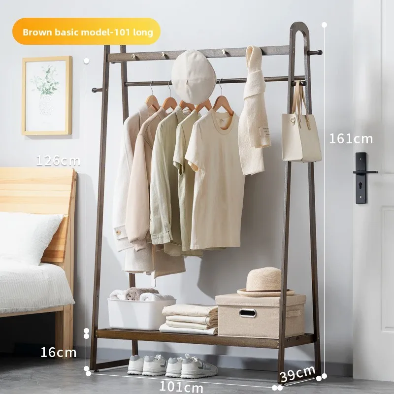 New model Hanging clothes shelves are placed at the end of the bedroom bed, and clothes artifacts are placed at night
New model Hanging clothes shelves are placed at the end of the bedroom bed, and clothes artifacts are placed at night