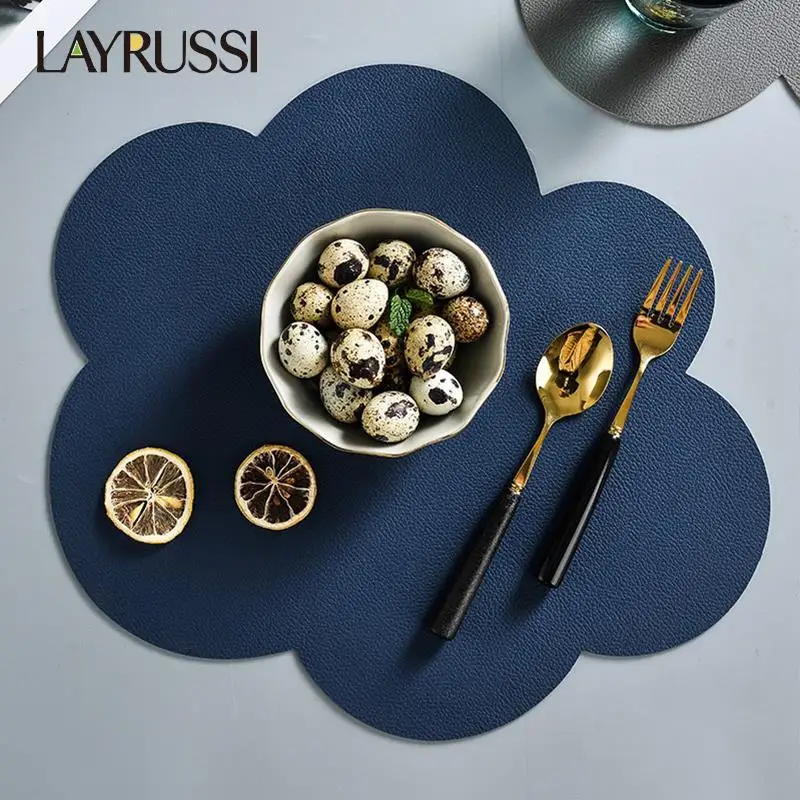 LAYRUSSI Cute Cloud Shape Table Mat Heat Resistant Placemats For Kids Double-Sided Color Leather Coaster Dining Table Food Mat
LAYRUSSI Cute Cloud Shape Table Mat Heat Resistant Placemats For Kids Double-Sided Color Leather Coaster Dining Table Food Mat
