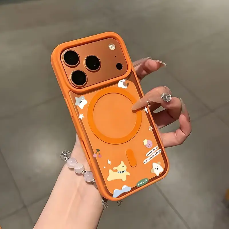 Cartoon Funny Dog Cat Print Magnetic Charging Phone Case for IPhone17 16 15 14 13Pro Max Transparent Shockproof Protective Cover
Cartoon Funny Dog Cat Print Magnetic Charging Phone Case for IPhone17 16 15 14 13Pro Max Transparent Shockproof Protective Cover