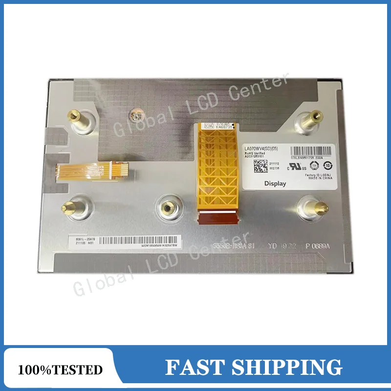LA070WV4-SD04 LA070WV4-SD05 LA070WV4(SD)(04) Original New 7 inch LCD Display Screen for citroen c4 car navigation audio system
LA070WV4-SD04 LA070WV4-SD05 LA070WV4(SD)(04) Original New 7 inch LCD Display Screen for citroen c4 car navigation audio system