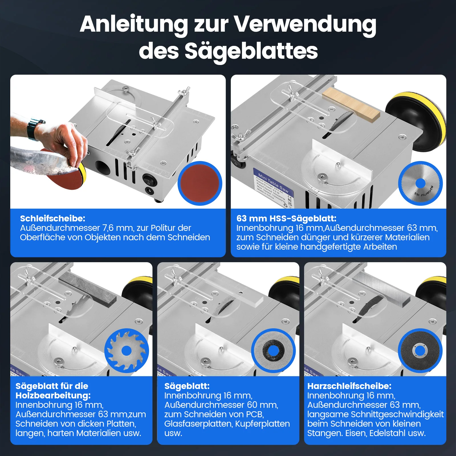 96W Micro Table Saw 4 Sets Blades Dual Motor 7 Speed Adjustable Height 0.1-15mm Portable Precision Saw for DIY Cutting
96W Micro Table Saw 4 Sets Blades Dual Motor 7 Speed Adjustable Height 0.1-15mm Portable Precision Saw for DIY Cutting