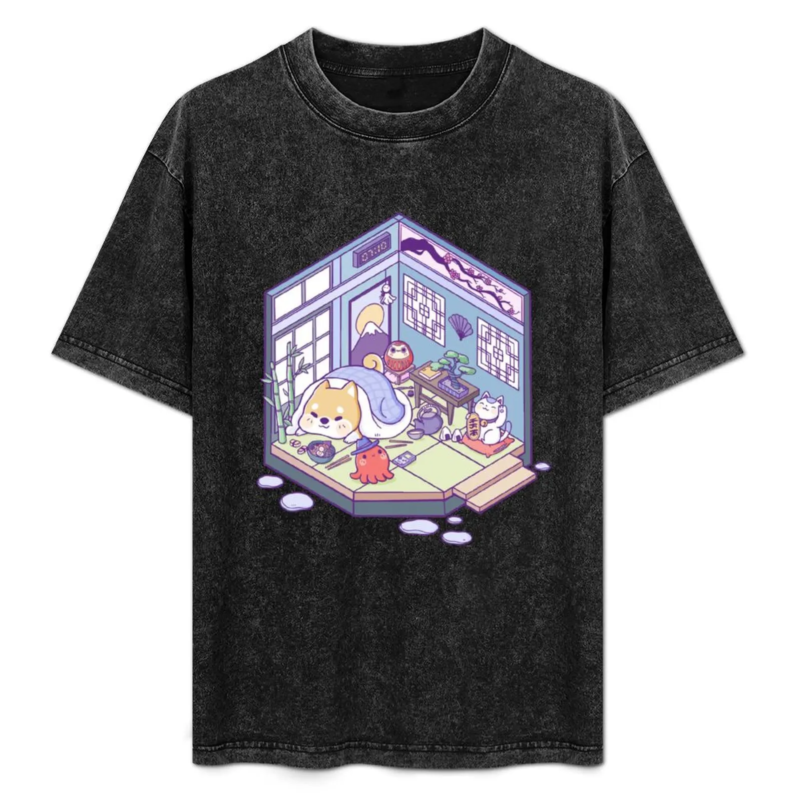 Shiba&Tako Japanese Style Room T-Shirt Streetwear Print Tee Shirt
Shiba&Tako Japanese Style Room T-Shirt Streetwear Print Tee Shirt