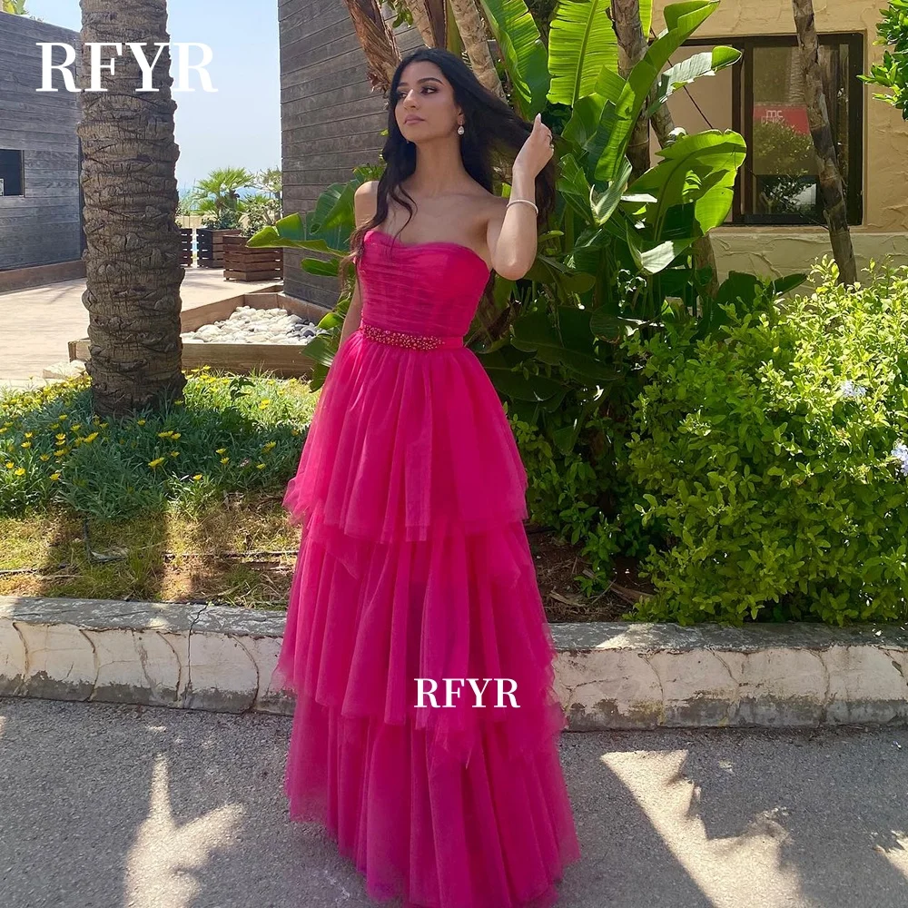 RFYR A Line Prom Dress High Belt Evening Dresses Party Gowns Celebrity Princess Gown فساتين مناسبة رسمية Custom
RFYR A Line Prom Dress High Belt Evening Dresses Party Gowns Celebrity Princess Gown فساتين مناسبة رسمية Custom