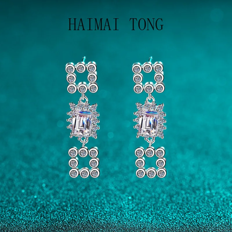 HAIMAITONG Sapphires Pt950 Платиновые струящиеся серьги с муассанитом и кисточками с полными бриллиантовыми украшениями, универсальный комплект украшений для ушей
HAIMAITONG Sapphires Pt950 Платиновые струящиеся серьги с муассанитом и кисточками с полными бриллиантовыми украшениями, универсальный комплект украшений для ушей