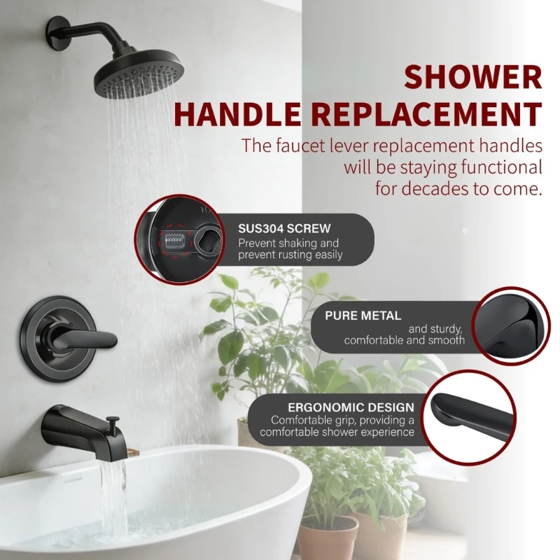 H79 Single Metal Lever Handle for 13/14 Series Tub Faucet Easy to Install C7AC
H79 Single Metal Lever Handle for 13/14 Series Tub Faucet Easy to Install C7AC