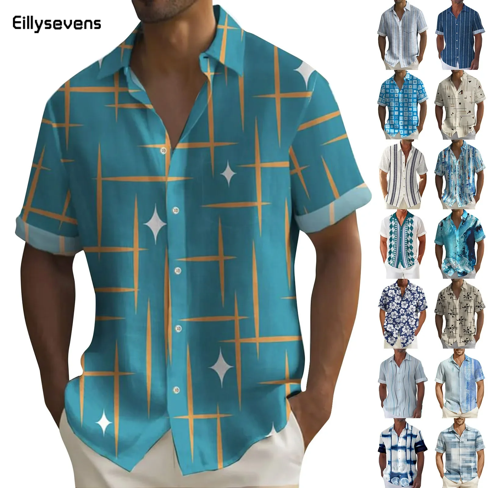 Hawaiian Shirts For Men Short Sleeve Tops Graphic 3d Shirt Fashion Streetwear 5xl Summer Clothing Men'S Beach Blouse 2024
Hawaiian Shirts For Men Short Sleeve Tops Graphic 3d Shirt Fashion Streetwear 5xl Summer Clothing Men'S Beach Blouse 2024