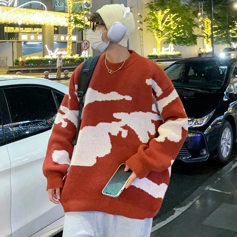Fashion Thick Autumn Winter Tops Casual Round Neck Pullover Windproof Men Warm Coat New Basic Outerwear Knit Long Sleeve Sweater
Fashion Thick Autumn Winter Tops Casual Round Neck Pullover Windproof Men Warm Coat New Basic Outerwear Knit Long Sleeve Sweater