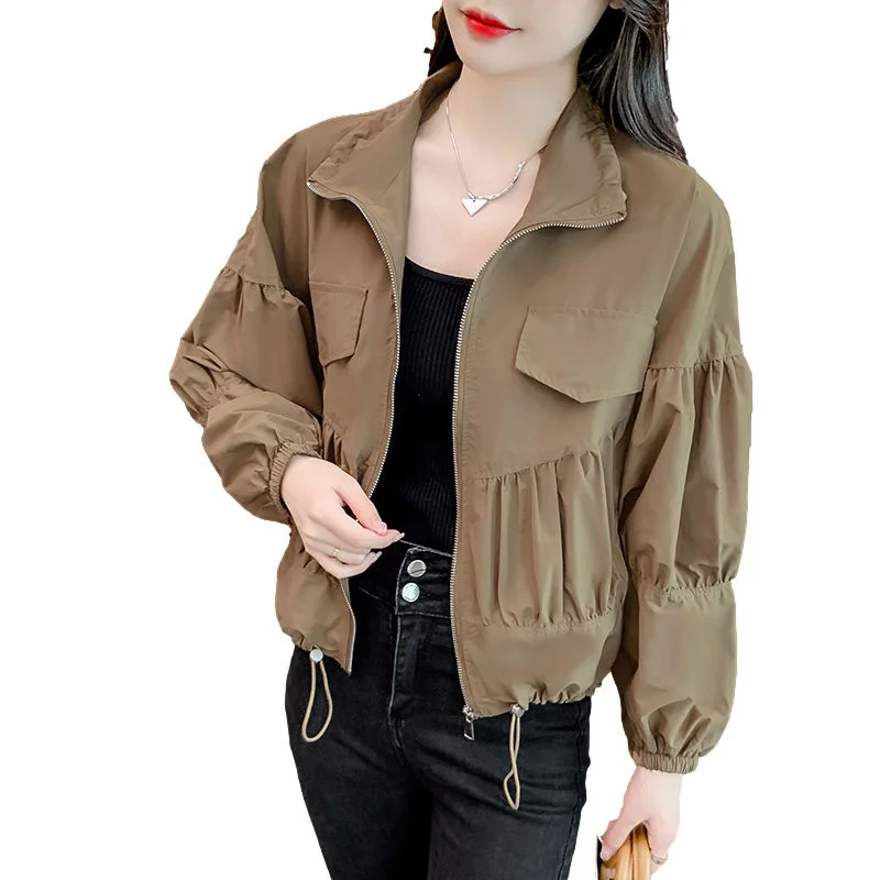 Western Style Polo Collar Spring Autumn Solid Color Coat Female 2023 New Korean Loose Slim Retro Jacket Women Leisure Joker Coat
Western Style Polo Collar Spring Autumn Solid Color Coat Female 2023 New Korean Loose Slim Retro Jacket Women Leisure Joker Coat