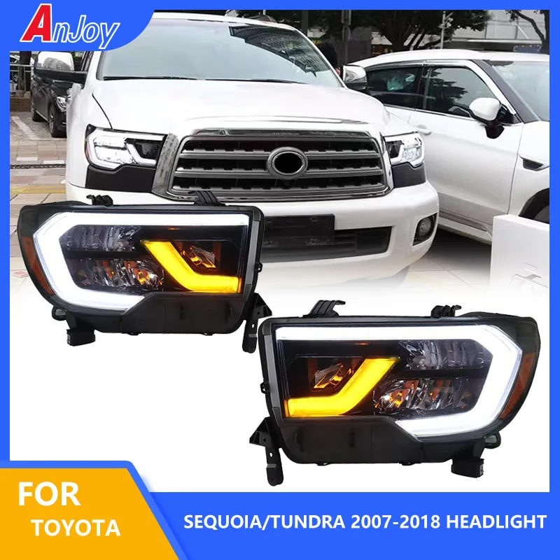 1 pair Car Head Lamp For Toyota Sequoia/Tundra LED Headlight 2007-2018 LED Projetor Light Daytime Running Light Auto Accessories
1 pair Car Head Lamp For Toyota Sequoia/Tundra LED Headlight 2007-2018 LED Projetor Light Daytime Running Light Auto Accessories