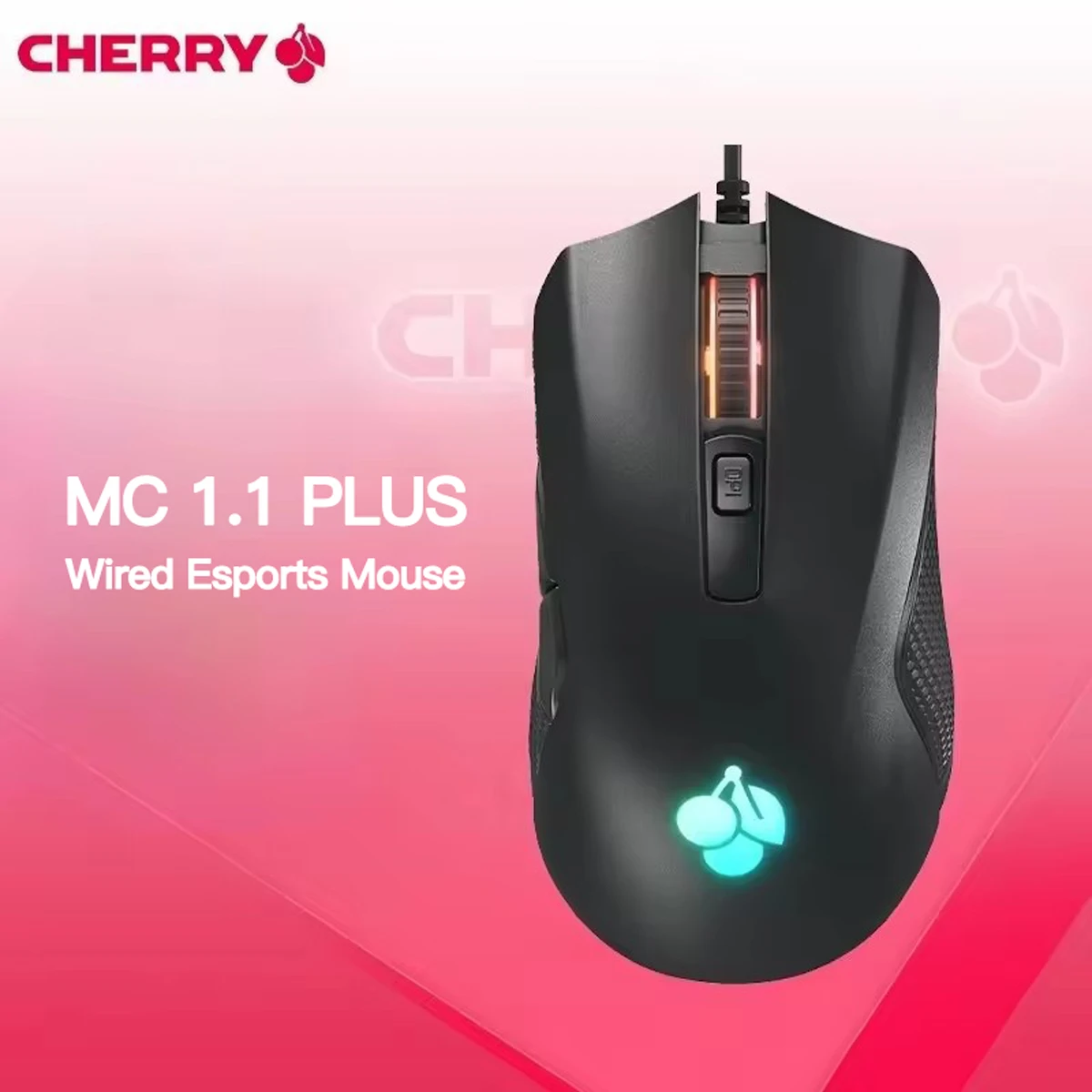 CHERRY MC1.1 PLUS Wired Esports Mouse 16000DPI Optical Sensor 8 Programmable Buttons Ergonomic RGB Gaming for FPS MOBA PC mac
CHERRY MC1.1 PLUS Wired Esports Mouse 16000DPI Optical Sensor 8 Programmable Buttons Ergonomic RGB Gaming for FPS MOBA PC mac