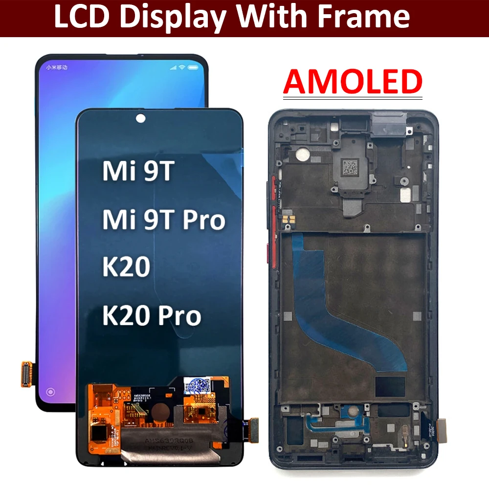 Экран для Xiaomi Mi 9T Pro/Mi 9T ЖК-дисплей Цифровой сенсорный экран для Xiaomi Redmi K20 Pro/K20 Запасные части
Экран для Xiaomi Mi 9T Pro/Mi 9T ЖК-дисплей Цифровой сенсорный экран для Xiaomi Redmi K20 Pro/K20 Запасные части