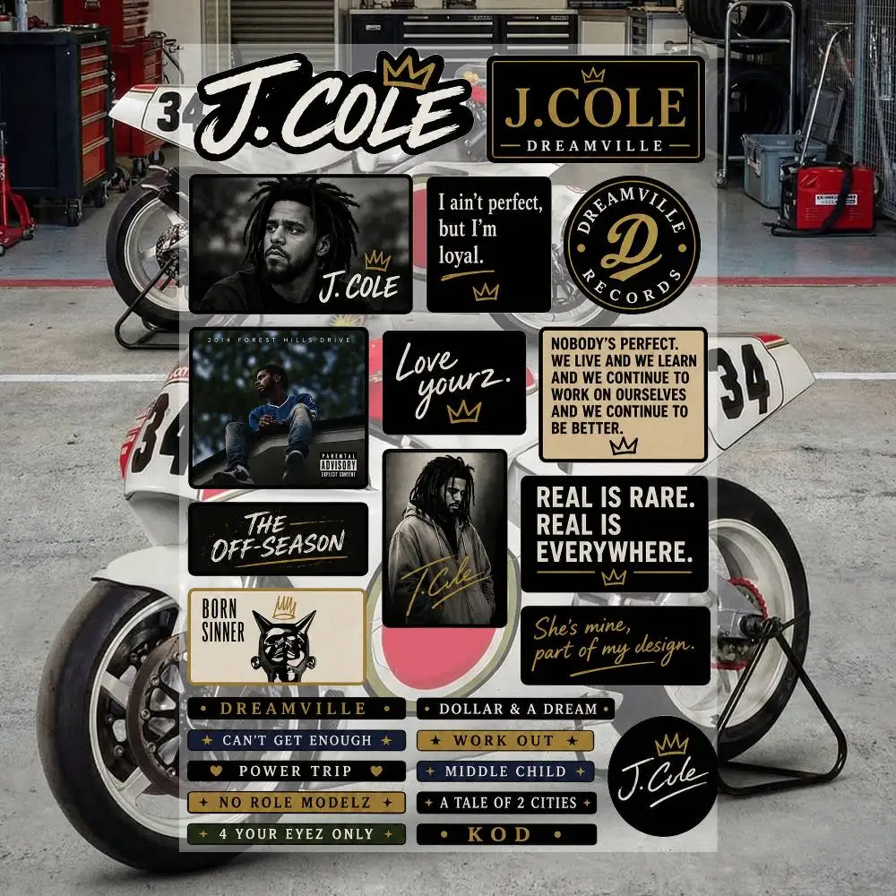 J-.CO-L-E- Aesthetic Graffiti Waterproof PVC Stickers for Car Motorcycle Skateboard Helmet Notebook
J-.CO-L-E- Aesthetic Graffiti Waterproof PVC Stickers for Car Motorcycle Skateboard Helmet Notebook