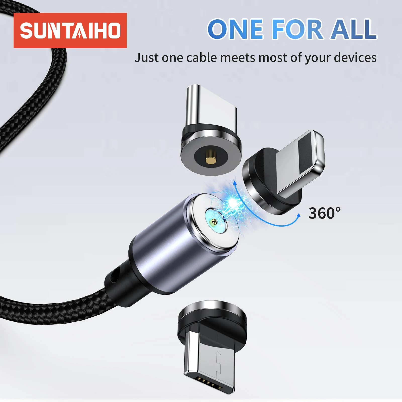 Магнитный зарядный кабель Suntaiho, вращающийся кабель Micro USB Type-C для iPhone, Xiaomi, Samsung, Магнитный зарядный провод, шнур
Магнитный зарядный кабель Suntaiho, вращающийся кабель Micro USB Type-C для iPhone, Xiaomi, Samsung, Магнитный зарядный провод, шнур