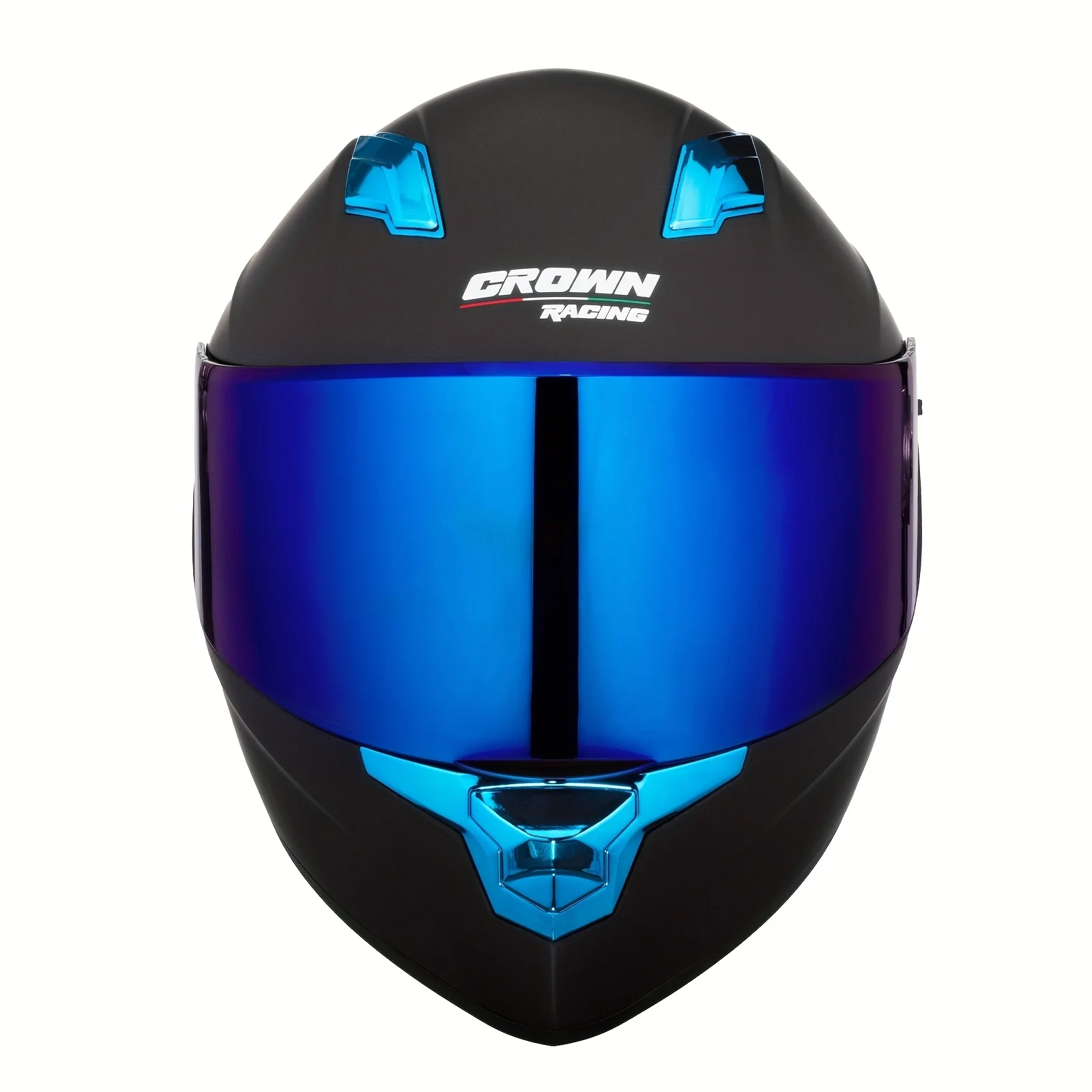 CrownRacing Motorcycle Helmets Full Face Helmet Blue
CrownRacing Motorcycle Helmets Full Face Helmet Blue