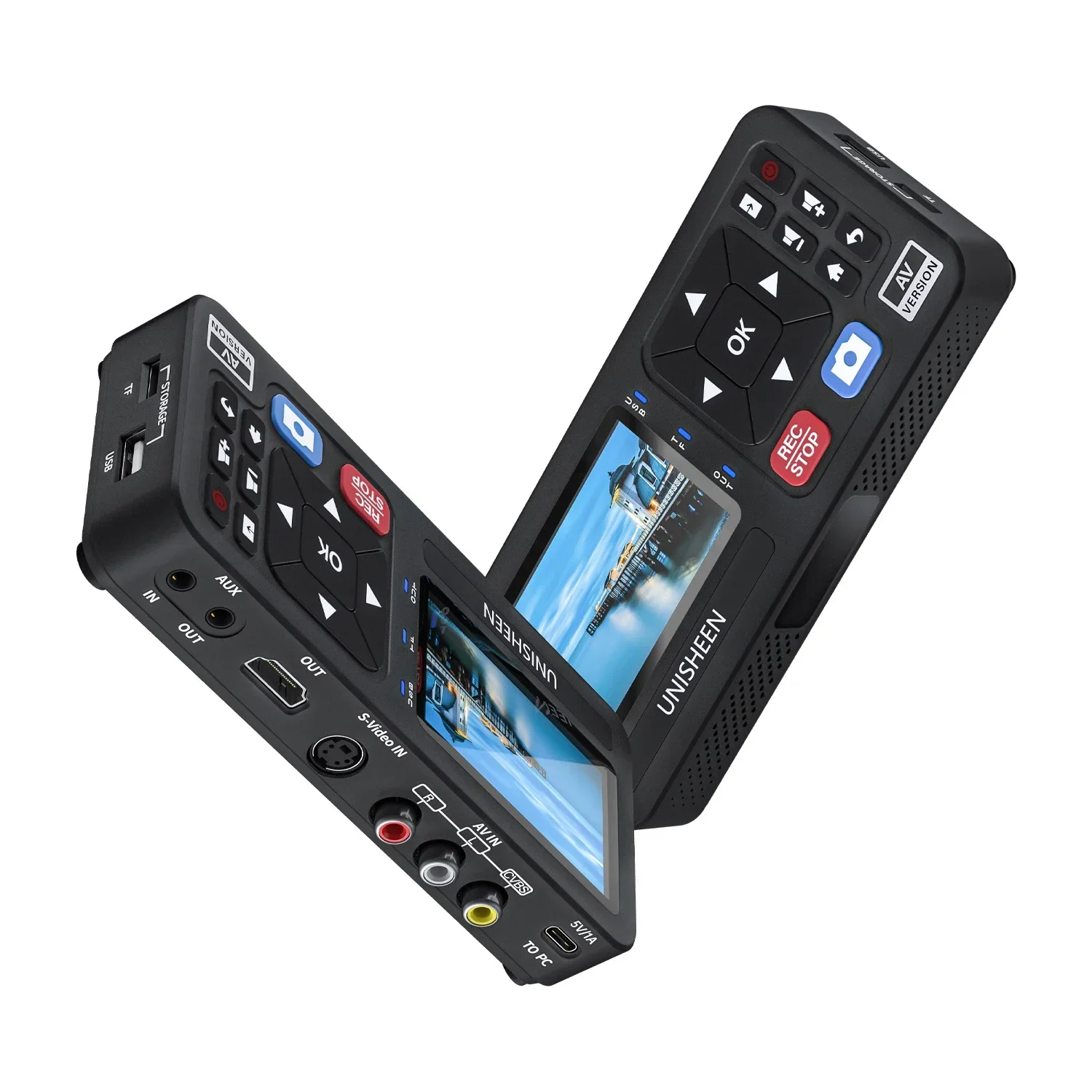 2025 Portable MP4 Video Audio Converter With Remote Control Capture CVBS/S-Video Retro Gaming Hi8 Recorder Tool
2025 Portable MP4 Video Audio Converter With Remote Control Capture CVBS/S-Video Retro Gaming Hi8 Recorder Tool