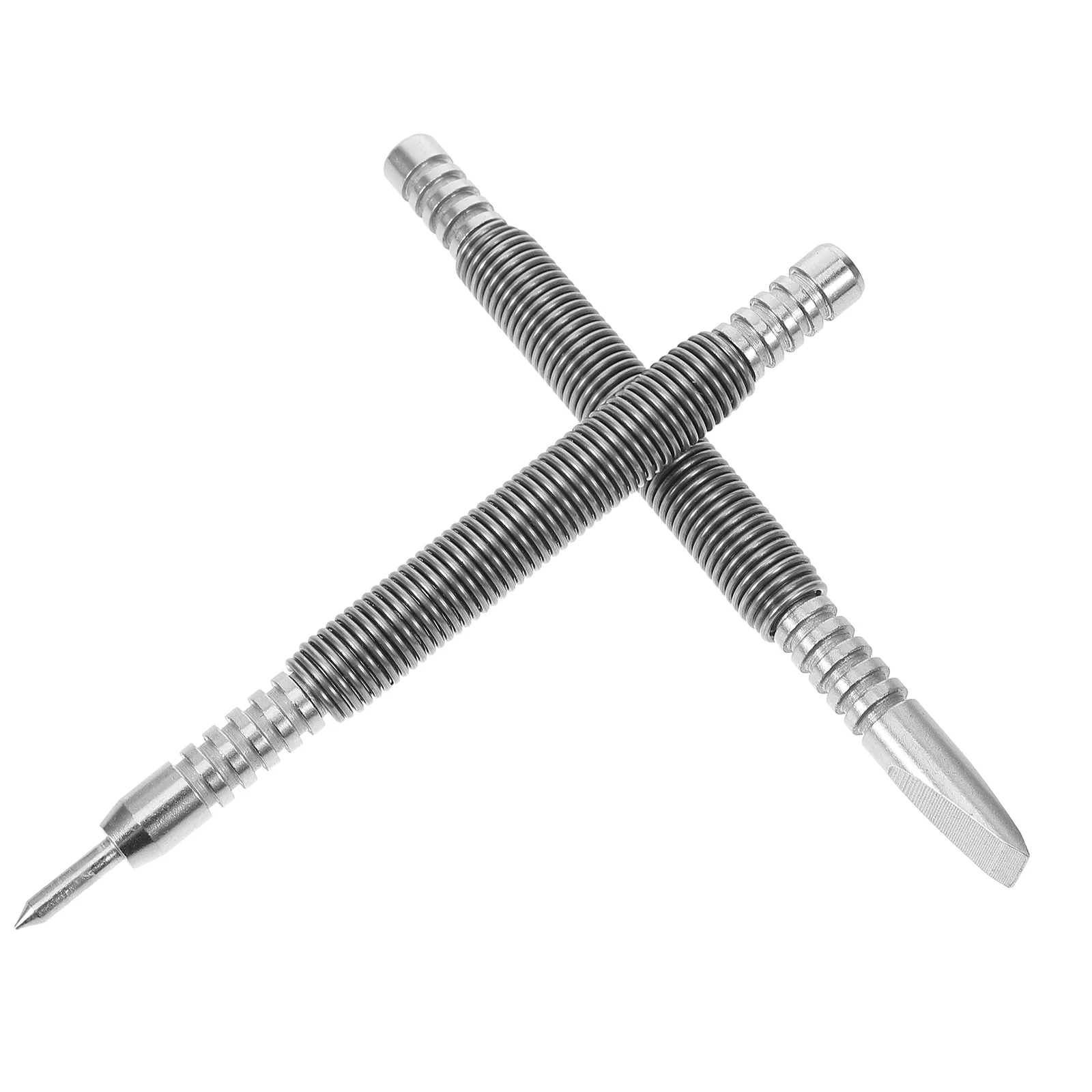 Spring Nail Set Spring-loaded Center Punch Multi-function Dual Head Setter Hammerless Carbon Steel Punch for Glass
Spring Nail Set Spring-loaded Center Punch Multi-function Dual Head Setter Hammerless Carbon Steel Punch for Glass