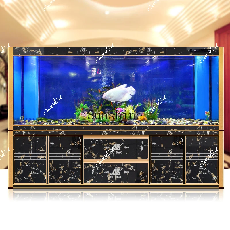 Large aquarium, ecological living room, screen glass 2/3 meters bottom filter household villa FT
Large aquarium, ecological living room, screen glass 2/3 meters bottom filter household villa FT