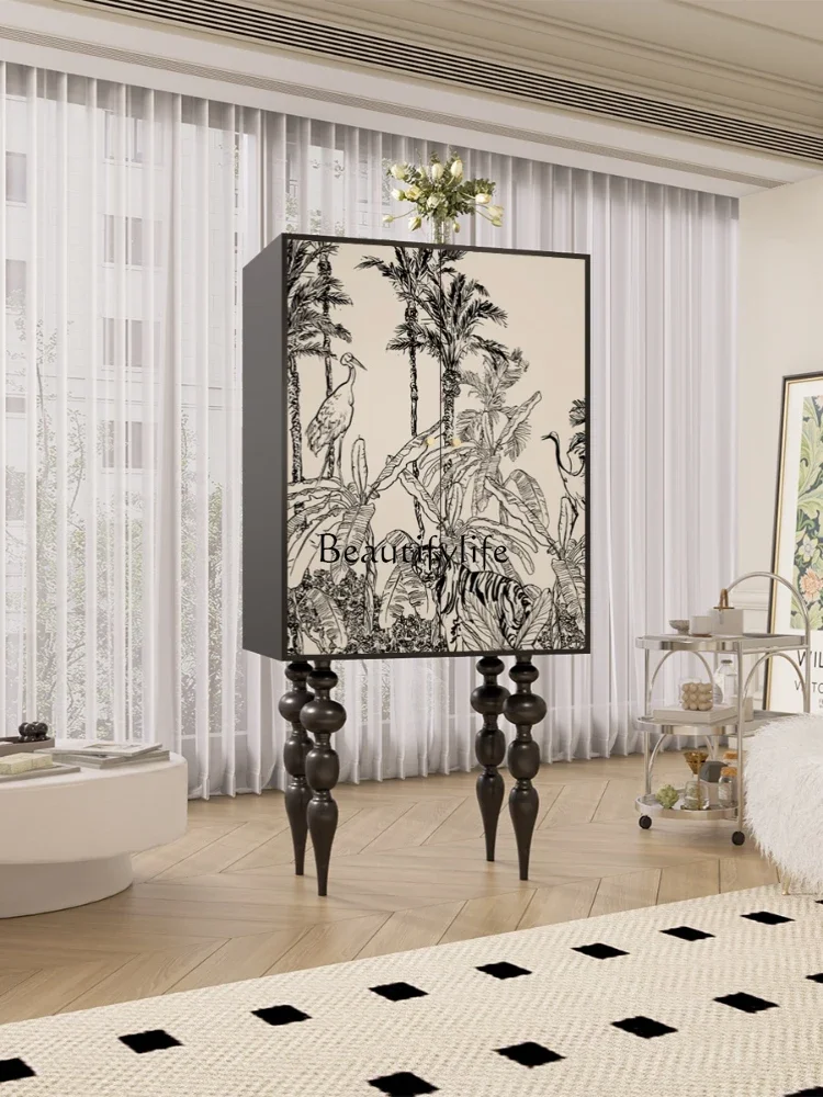 Modern Simple Storage Nordic Retro Chest of Drawers Wall Mid-Ancient High-Leg Decoration Side Cabinet
Modern Simple Storage Nordic Retro Chest of Drawers Wall Mid-Ancient High-Leg Decoration Side Cabinet