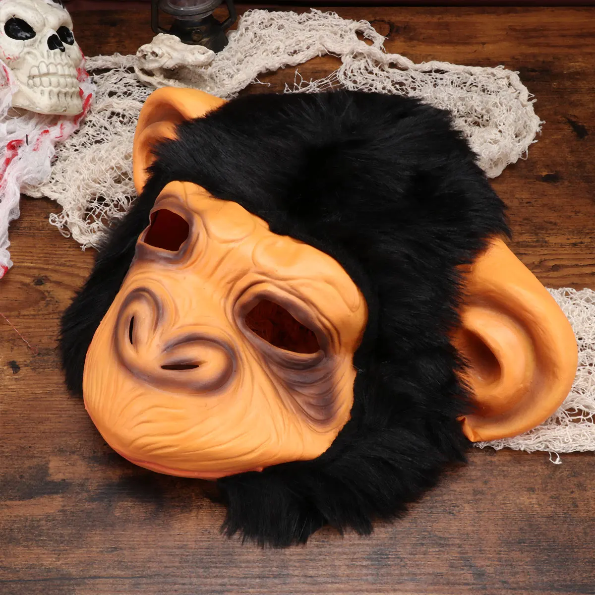 Halloween Monkey Headgear Mask Scary Party Full Face Mask Party Face Scary Carnival Masquerade Scary Carnival for Decoration
Halloween Monkey Headgear Mask Scary Party Full Face Mask Party Face Scary Carnival Masquerade Scary Carnival for Decoration