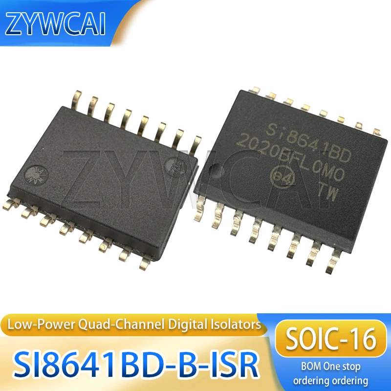 SI8641BD-B-ISR SOP16 2PCS silk screen SI8641BD SOIC16-300mil digital isolator chip
SI8641BD-B-ISR SOP16 2PCS silk screen SI8641BD SOIC16-300mil digital isolator chip