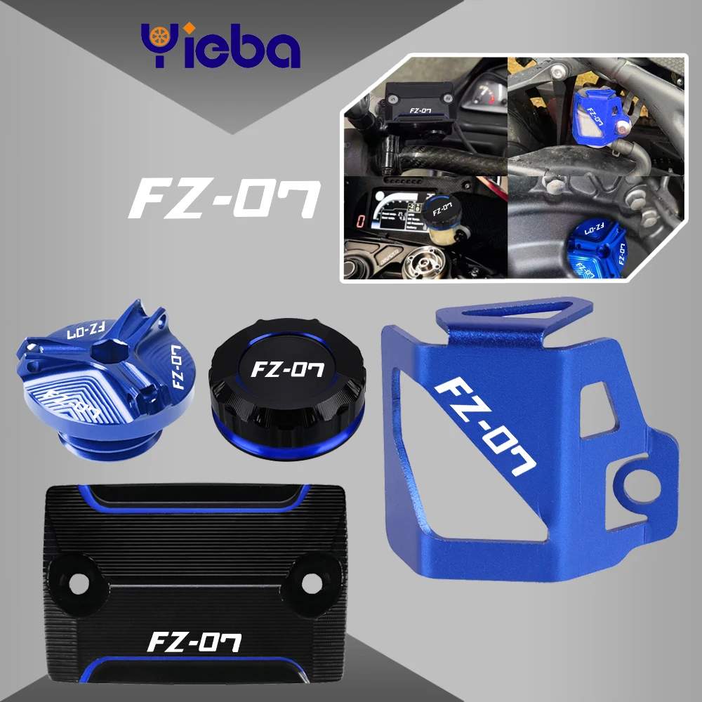 For Yamaha FZ-07 FZ07 2014~2024 2023 2022 2021 2020 Motorcycle Front Rear Brake Fluid Reservoir Cover Engine Oil Cap 2018 2016
For Yamaha FZ-07 FZ07 2014~2024 2023 2022 2021 2020 Motorcycle Front Rear Brake Fluid Reservoir Cover Engine Oil Cap 2018 2016