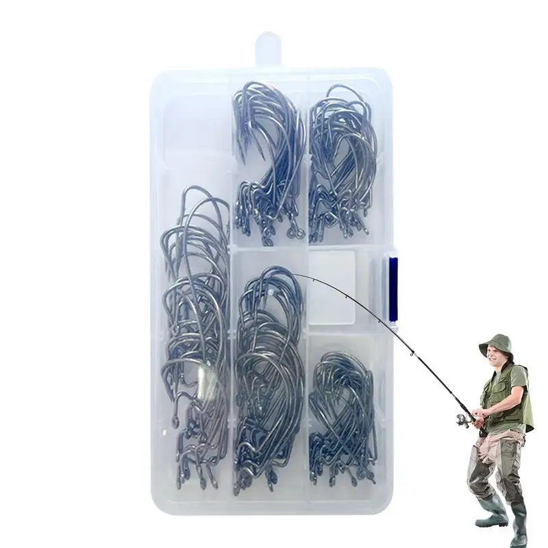 Carbon Steel Fishing Hooks Multipurpose Portable Soft Bait Hooks 125X Metal Outdoor Gears Reusable Accessories For Freshwater
Carbon Steel Fishing Hooks Multipurpose Portable Soft Bait Hooks 125X Metal Outdoor Gears Reusable Accessories For Freshwater