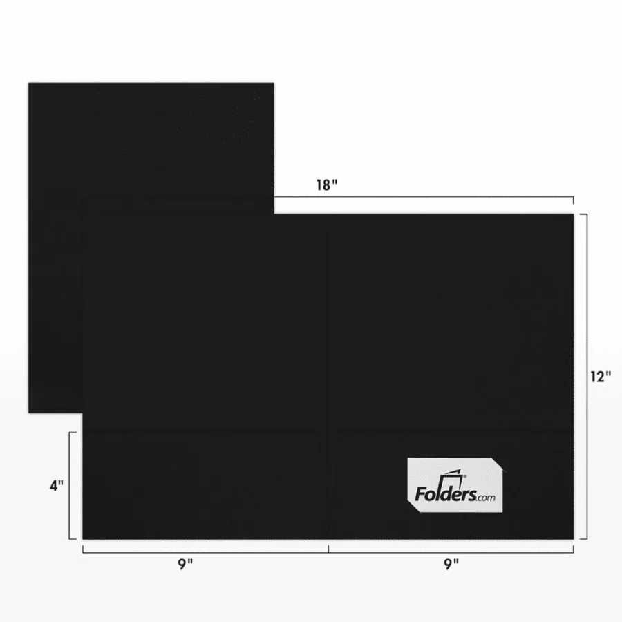 9 x 12 Presentation Folders Black Linen 10 Pack
9 x 12 Presentation Folders Black Linen 10 Pack
