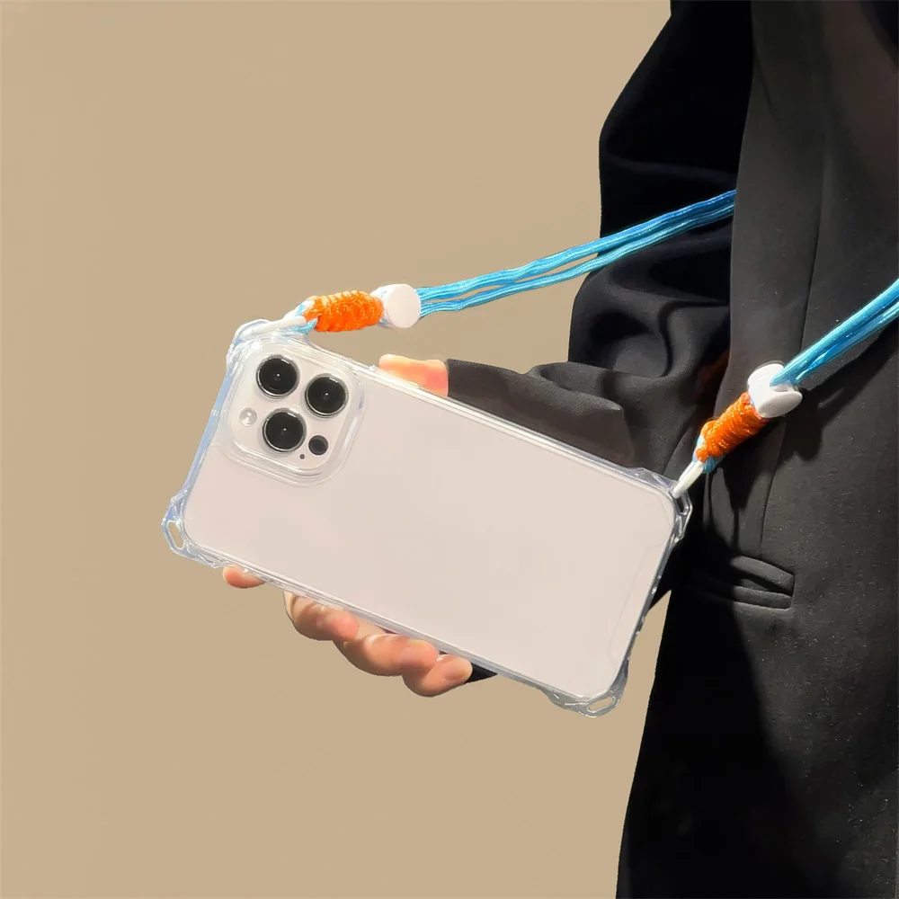 Lanyard With Strap Crossbody Phone Case For iPhone 17 Air 16 15 11 14 13 12 Pro Max Hard Cover Neck Hang Anti-lost Wrist Strap
Lanyard With Strap Crossbody Phone Case For iPhone 17 Air 16 15 11 14 13 12 Pro Max Hard Cover Neck Hang Anti-lost Wrist Strap