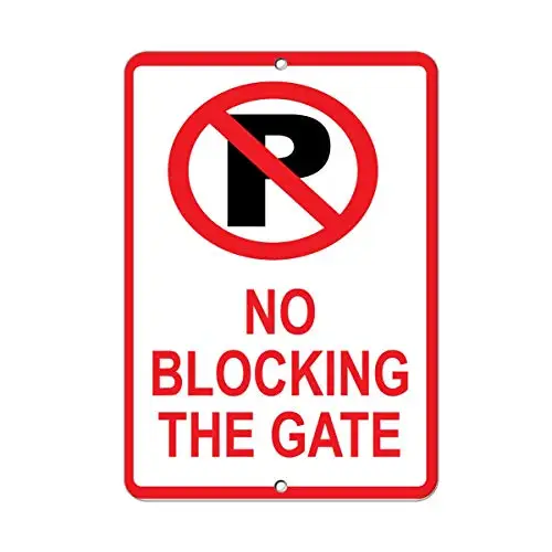 Retro Vintage Tin Sign 8x12,No Parking Or Blocking The Gate,Novelty Funny Gifts Sign for Garage Yard Fence Driveway Decor Fun No
Retro Vintage Tin Sign 8x12,No Parking Or Blocking The Gate,Novelty Funny Gifts Sign for Garage Yard Fence Driveway Decor Fun No