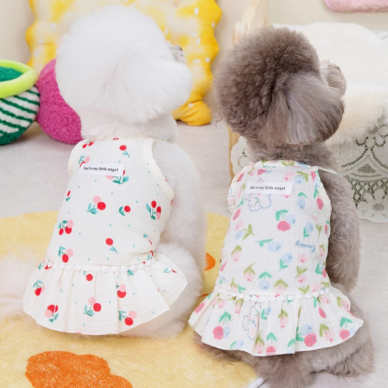 Print Dog Clothes Summer Sling Costume Dresses For Small Medium Dogs Chihuahua Poodle Pet Clothing Girls Puppy Skirt Supplies XS
Print Dog Clothes Summer Sling Costume Dresses For Small Medium Dogs Chihuahua Poodle Pet Clothing Girls Puppy Skirt Supplies XS