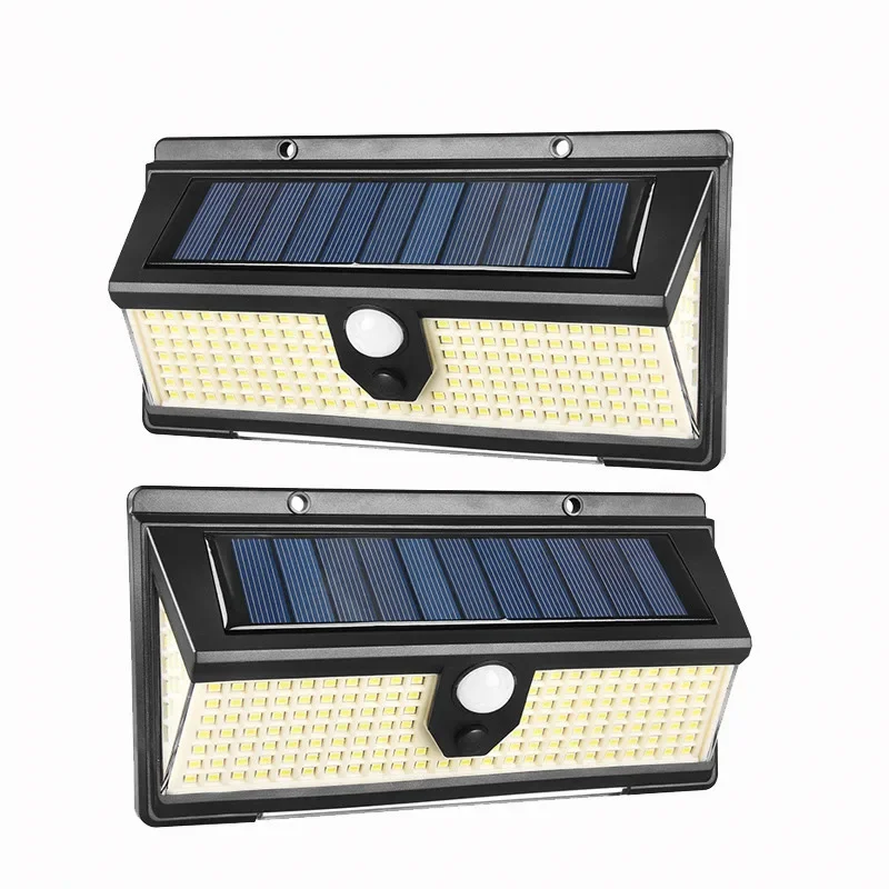 190LED Solar Wall Lamp Courtyard Three-sided Luminous Human Body Induction Lamp Road Fence Lighting with Flashing
190LED Solar Wall Lamp Courtyard Three-sided Luminous Human Body Induction Lamp Road Fence Lighting with Flashing