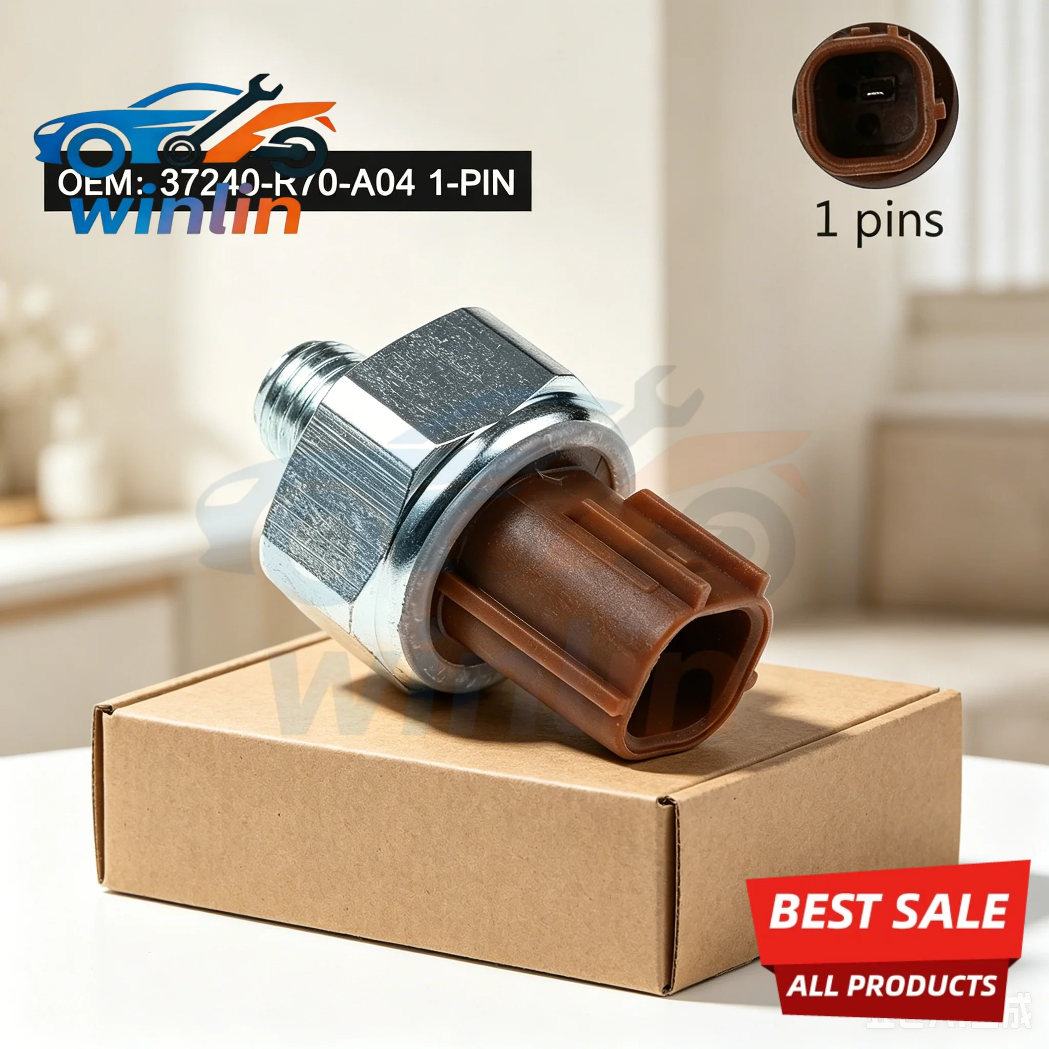 37240-R70-A04 37240R70A04 37240-R70-A02 37240-R70-A03 37240-R72-A01 1 Pin Oil Pressure Sensor Switch for Honda
37240-R70-A04 37240R70A04 37240-R70-A02 37240-R70-A03 37240-R72-A01 1 Pin Oil Pressure Sensor Switch for Honda