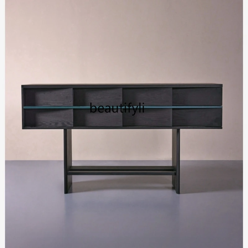 Modern, black drawer porch cabinet household, diagonal drawer cabinet, simple wall chest
Modern, black drawer porch cabinet household, diagonal drawer cabinet, simple wall chest